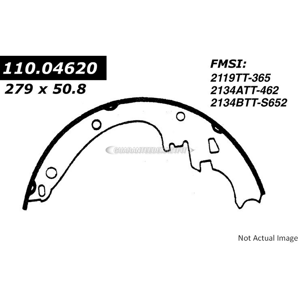  Buick Commercial Chassis Brake Shoe Set 