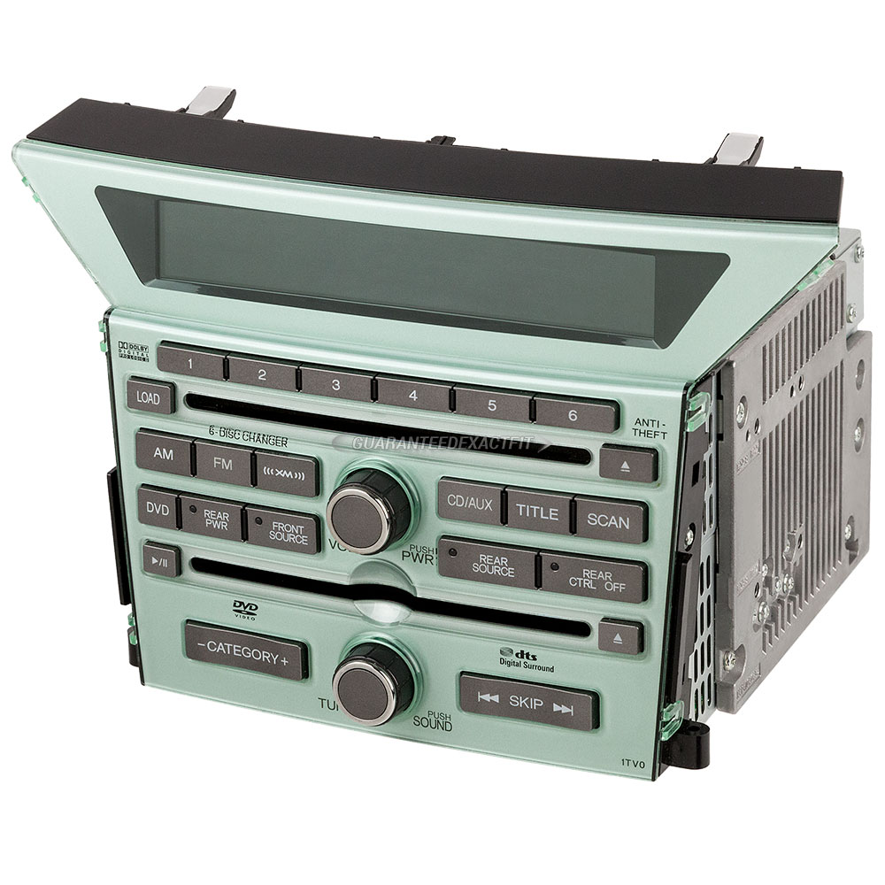 2010 Honda Pilot Radio or CD Player AMFMXMAUX6CD Radio and DVD