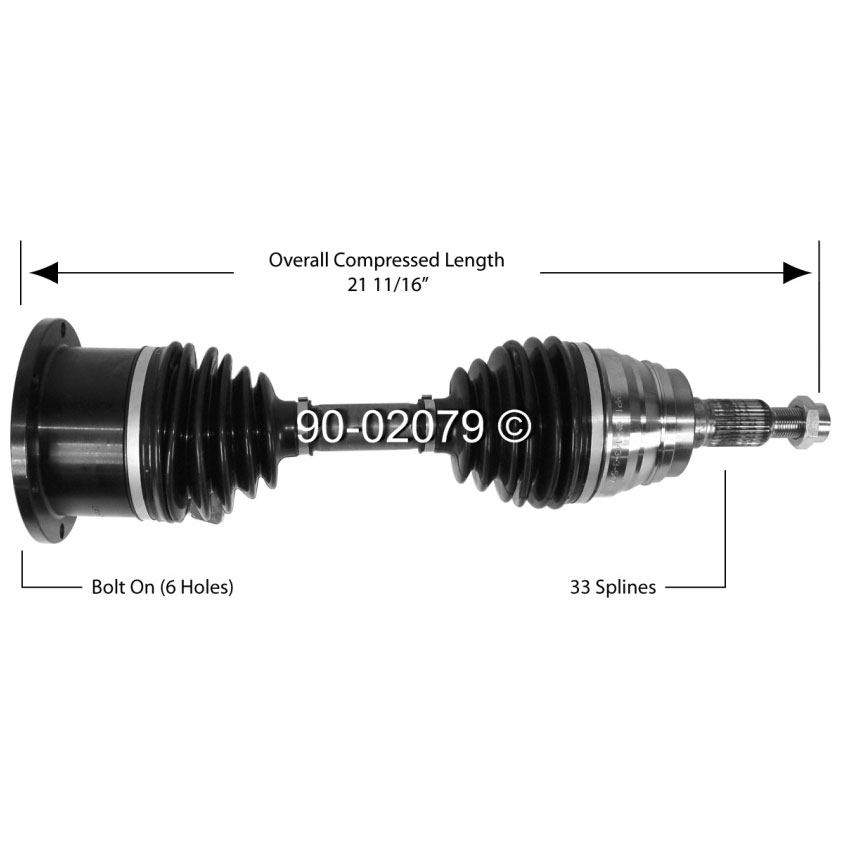 Hummer Drive Axle Front