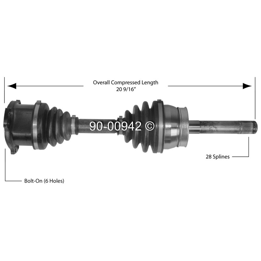 Nissan Drive Axle Front