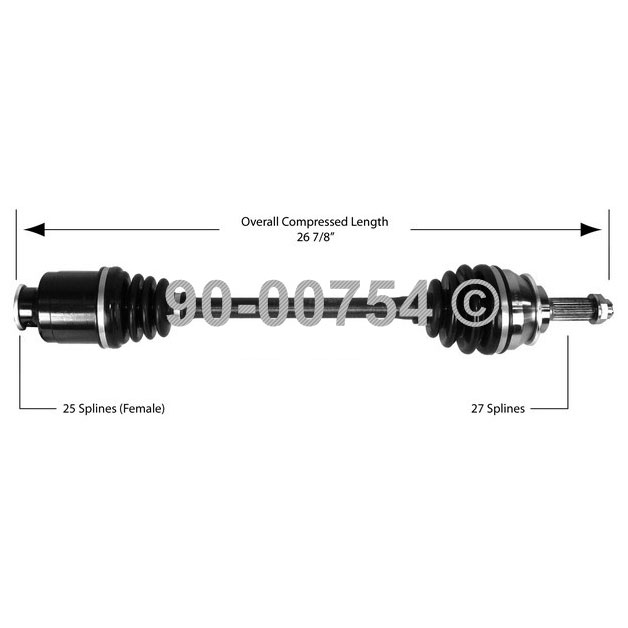 Subaru Drive Axle Front