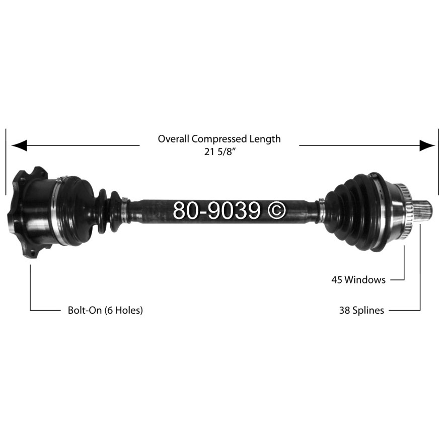 audi a6 drive axle front Parts, View Online Part Sale