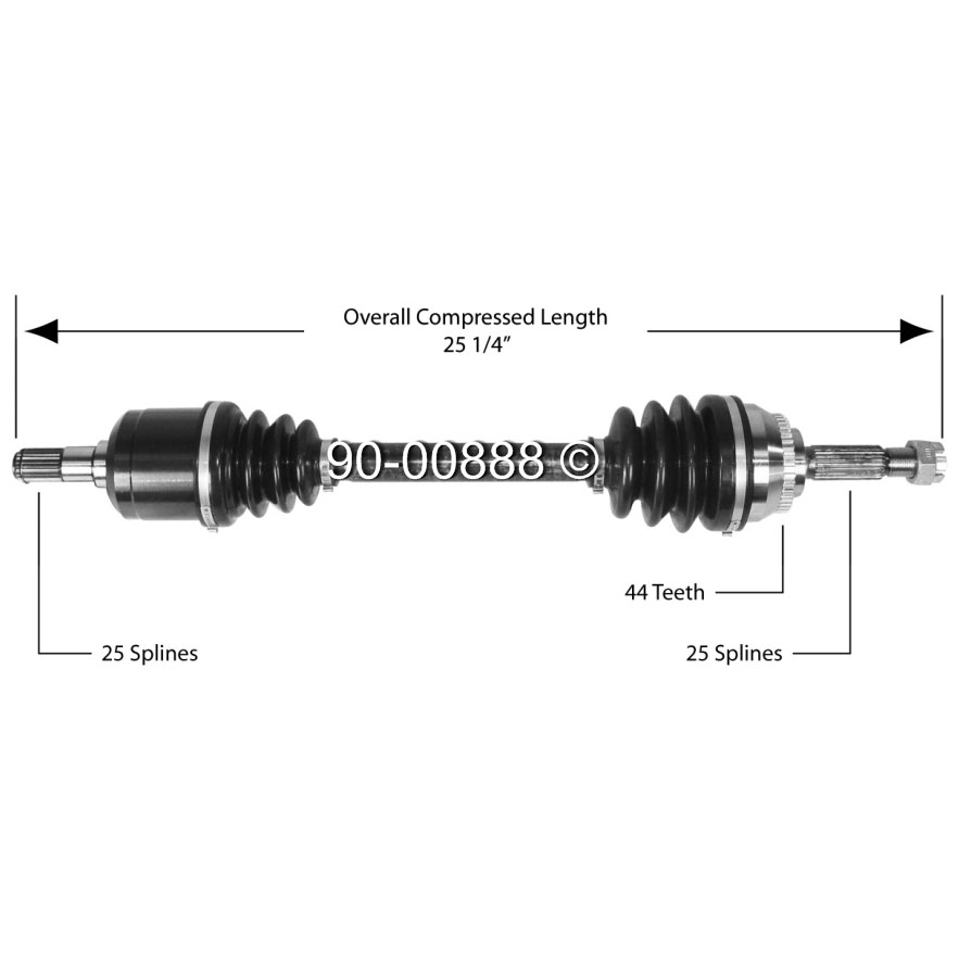 Hyundai Drive Axle Front