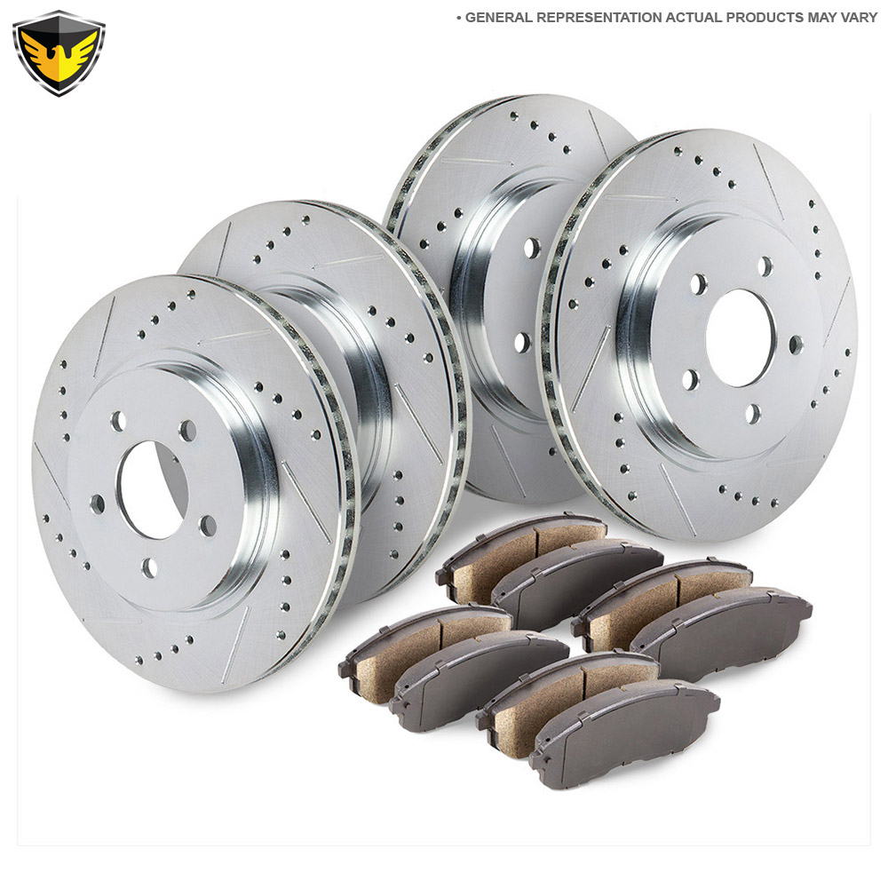 Mercedes Benz C230 Brake Pad and Rotor Kit