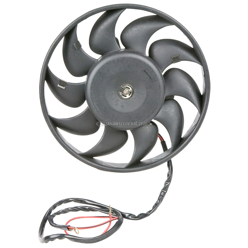  Audi Coupe Quattro Cooling Fan Assembly 
