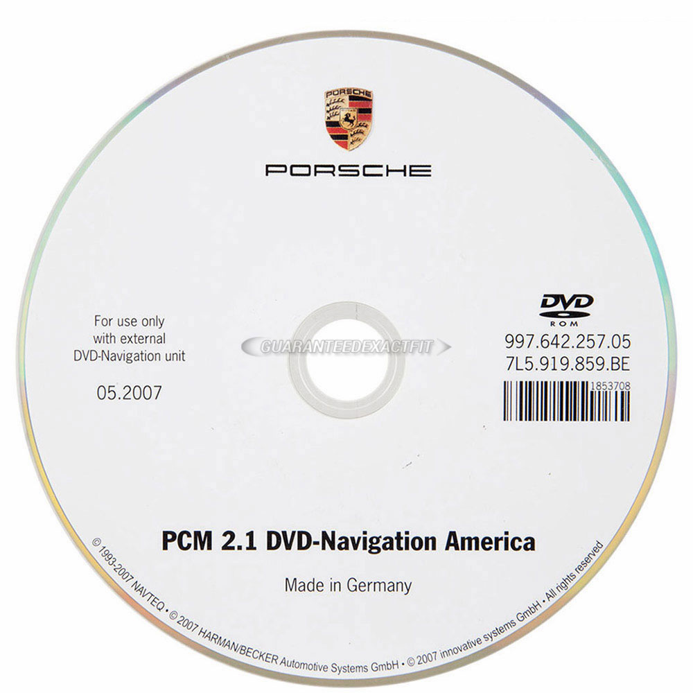 
 Porsche Boxster Navigation DVD 