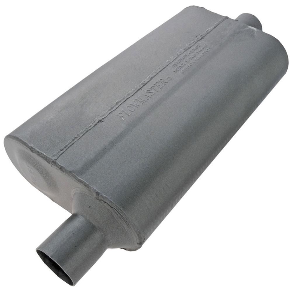 Flowmaster 943052 50 Delta Flow Muffler - 3" Center Inlet / 3" Offset Outlet, Moderate Sound For Street Cars & Trucks