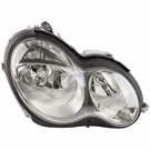 2006 Mercedes Benz C350 Headlight Assembly Pair 3