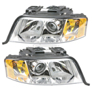 BuyAutoParts 16-80038H2 Headlight Assembly Pair 1