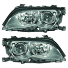 BuyAutoParts 16-80084H2 Headlight Assembly Pair 1