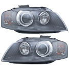 BuyAutoParts 16-80093H2 Headlight Assembly Pair 1