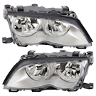 BuyAutoParts 16-80120H2 Headlight Assembly Pair 1