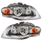 2007 Audi RS4 Headlight Assembly Pair 1