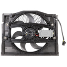 2000 Bmw 323Ci Cooling Fan Assembly 2