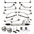 2001 Bmw 525 Steering Rack and Control Arm Kit 1