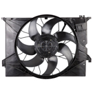 2012 Mercedes Benz S350 Cooling Fan Assembly 1