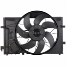2001 Mercedes Benz C320 Cooling Fan Assembly 1