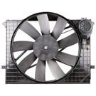 2000 Mercedes Benz CL500 Cooling Fan Assembly 1