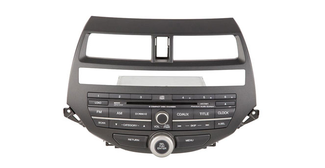 2008 to 2009 Honda Accord AM-FM-MP3 6 CD radio for 3.5L coupe models