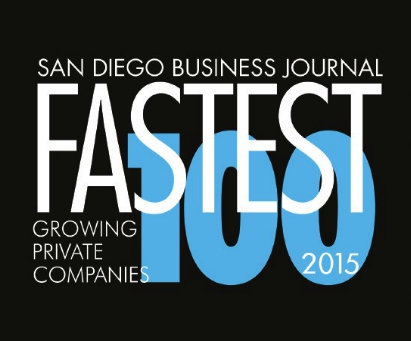 2015 San Diego Business Journal Fastest Growing Companies