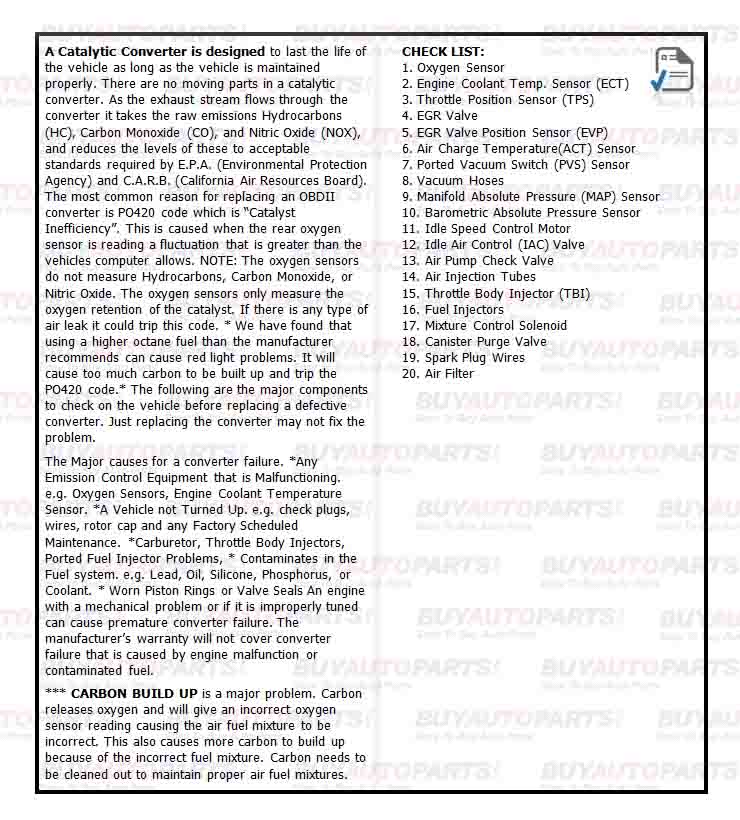 Basic Knowledge about Catalytic Converters