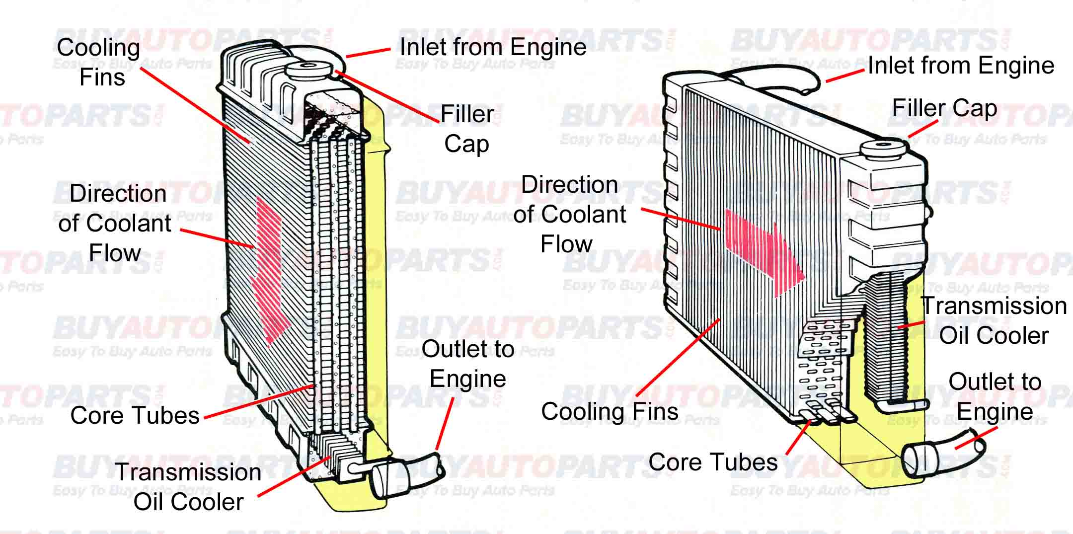 radiator cutaway