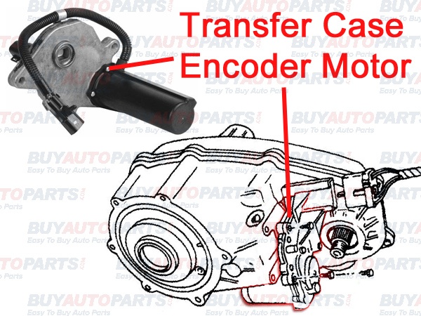 Transfer Case Encoder Motor