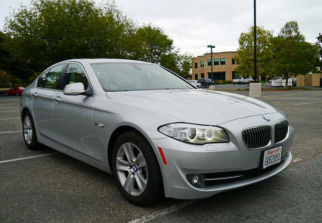 When the Rental Car Company Give You a BMW 5 Series