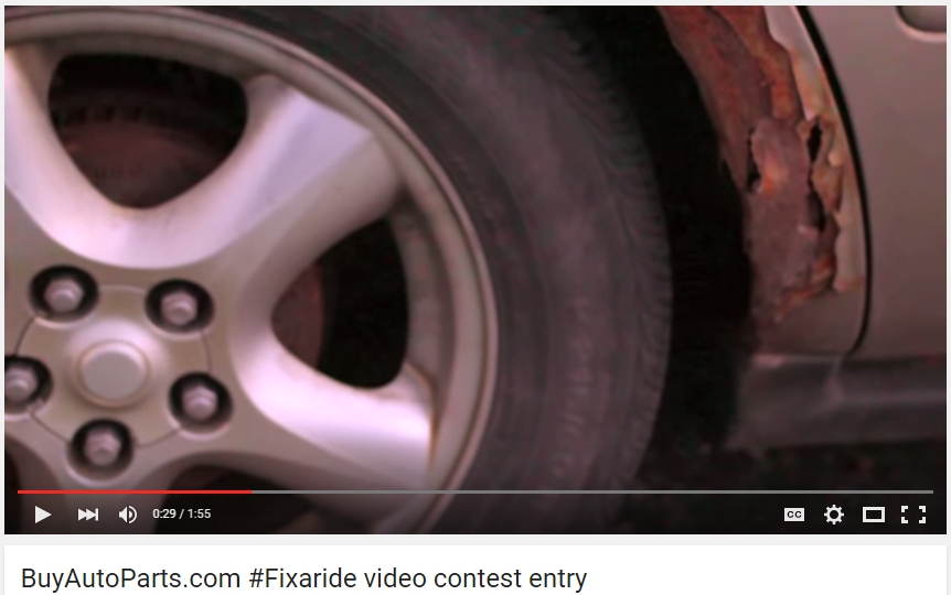 BuyAutoParts.com #Fixaride Video Contest Winner Announced