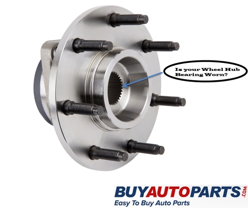 Worn Wheel Hub Assembly