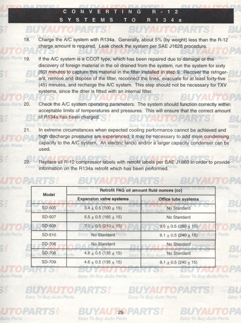 Sanden AC Compressor Converting R12 system to R134a – Page 3