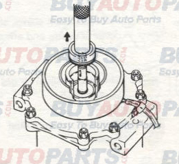 Sanden AC Compressor Service Operations Shaft