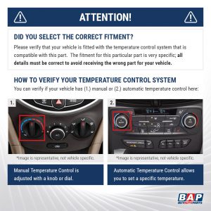 Manual vs. automatic climate control systems: knobs/dials vs. digital display