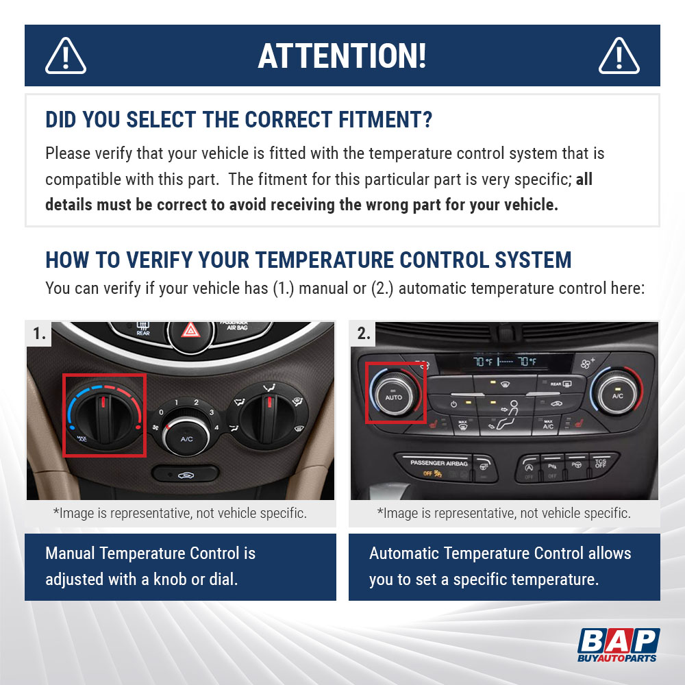 What is Automatic Climate Control? Buy Auto Parts