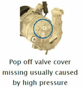 valve cover missing ac compressor