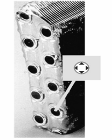 tube and fin evaporator