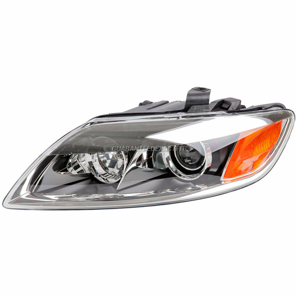 2007 Audi Q7 Headlight Assembly Left Driver Side with Xenon Aluminum
