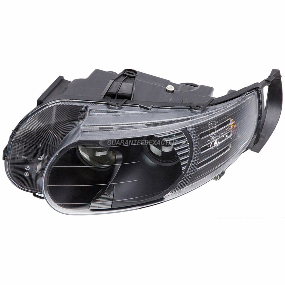 2007 Saab 9-5 Headlight Assembly Pair