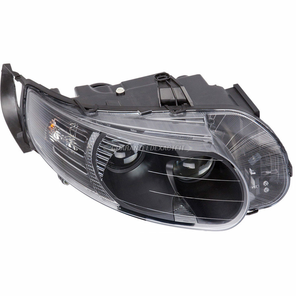 2007 Saab 95 Headlight Assembly Pair Headlight Assembly Pair Xenon