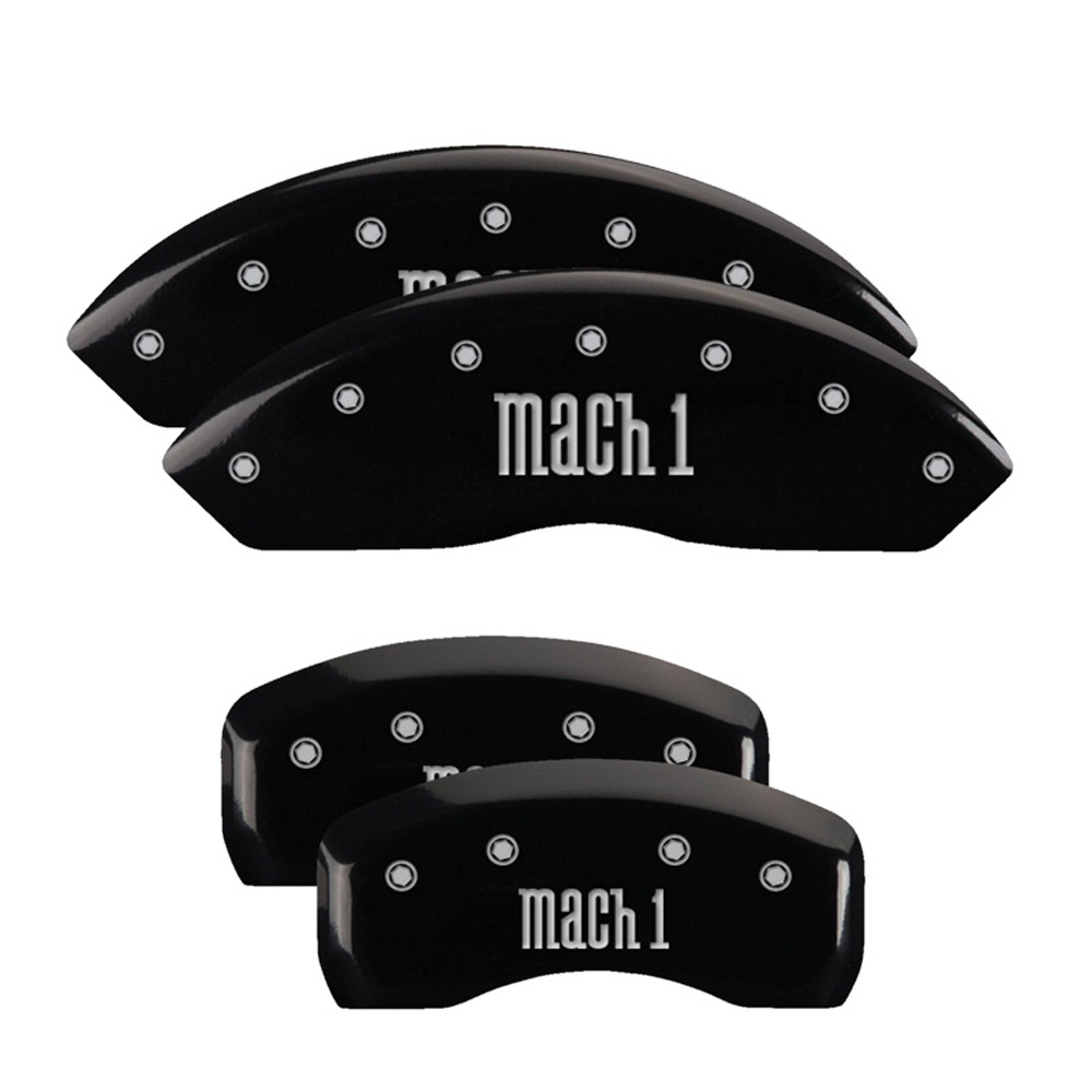 MGP Caliper Covers 10017SMCHBK Disc Brake Caliper Cover