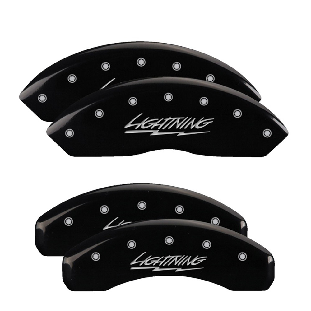 MGP Caliper Covers 10021SLTGBK Disc Brake Caliper Cover