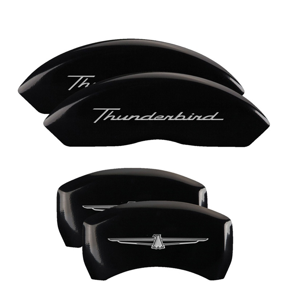 MGP Caliper Covers 10086STDBBK Disc Brake Caliper Cover