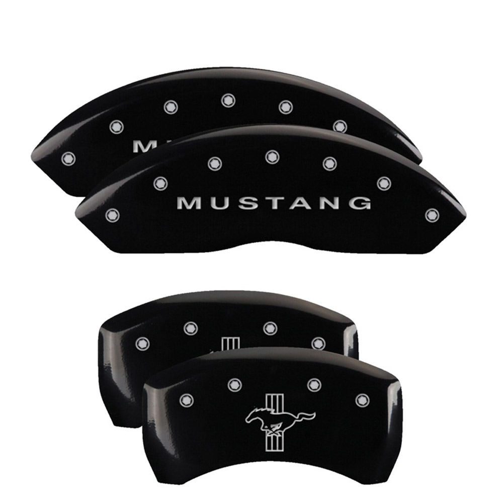 MGP Caliper Covers 10197SMB1BK Disc Brake Caliper Cover