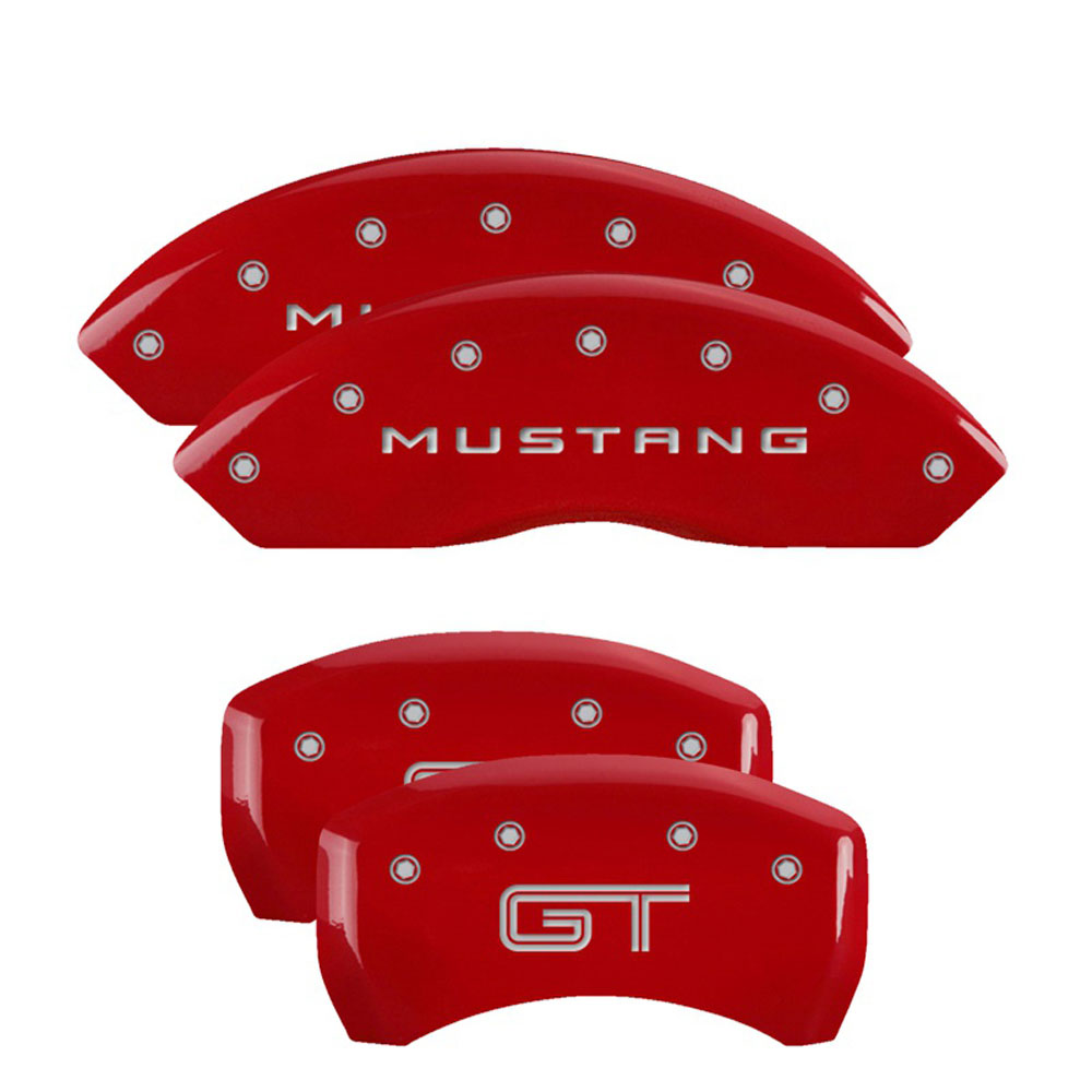 MGP Caliper Covers 10198SMGTRD Disc Brake Caliper Cover