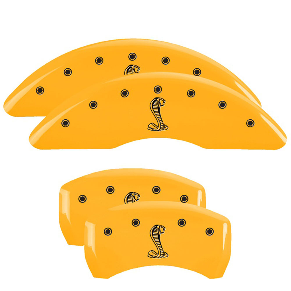 MGP Caliper Covers 10201SSNKYL Disc Brake Caliper Cover