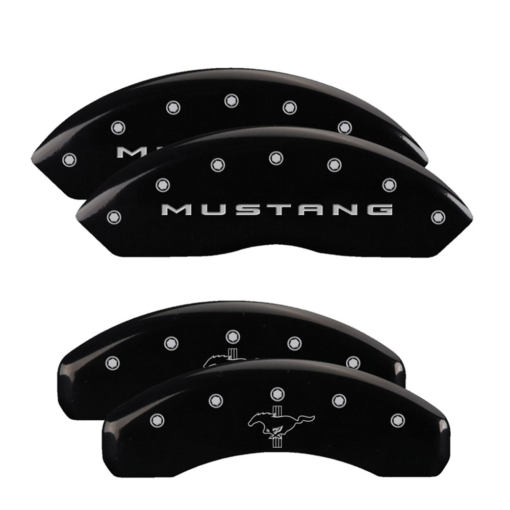 MGP Caliper Covers 10202SMB2BK Disc Brake Caliper Cover