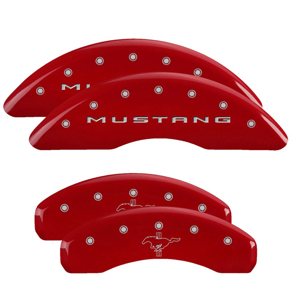 MGP Caliper Covers 10204SMB2RD Disc Brake Caliper Cover