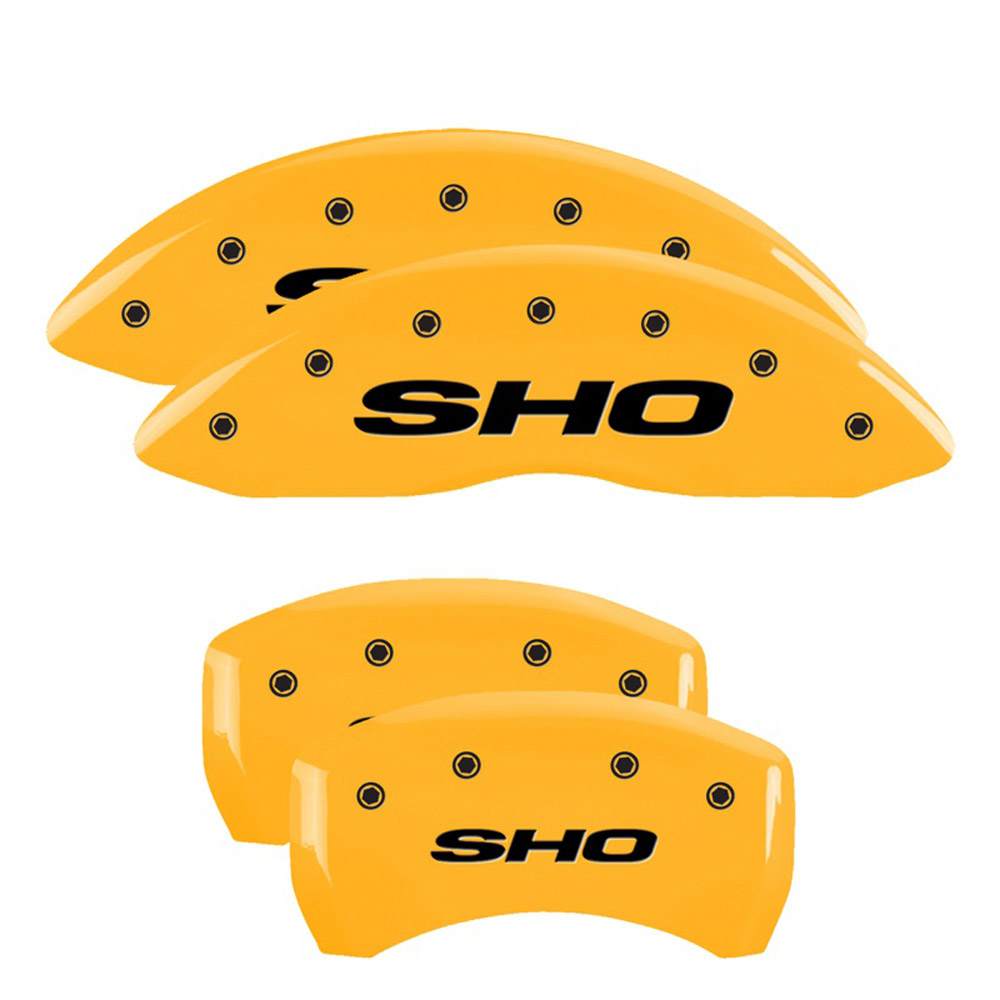 MGP Caliper Covers 10222SSHOYL Disc Brake Caliper Cover