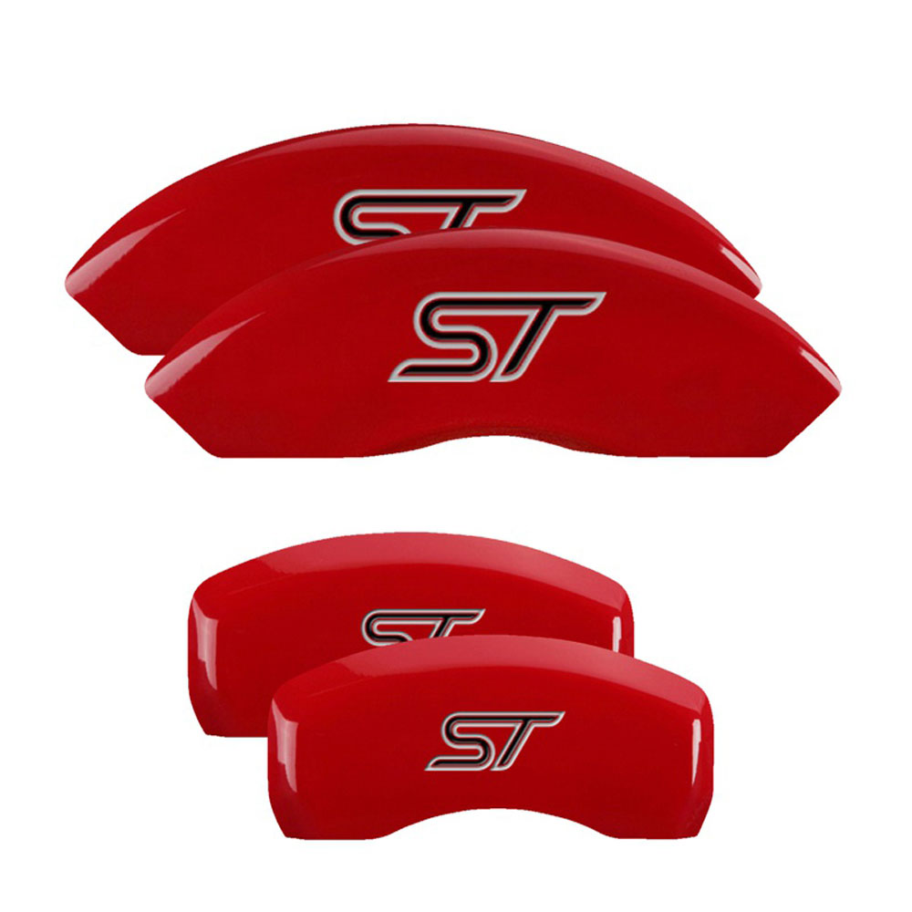 MGP Caliper Covers 10247SST1RD Disc Brake Caliper Cover