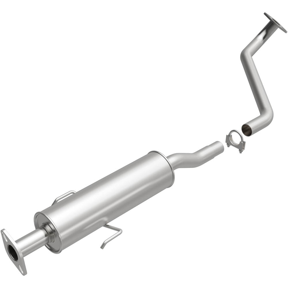 2010 Kia forte exhaust resonator and pipe assembly 